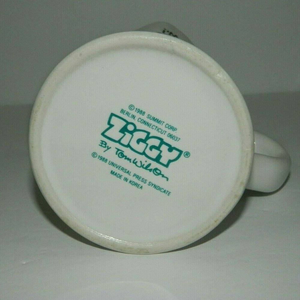 Vintage 1988 ZIGGY Graduate of the school of Hard Knocks mug beat up - Picture 6 of 6